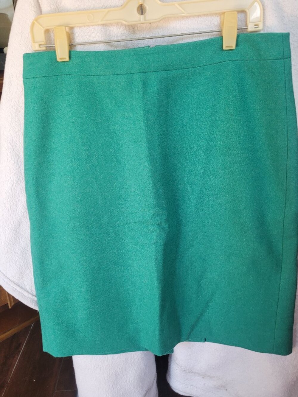 J. Crew retro green pencil skirt
